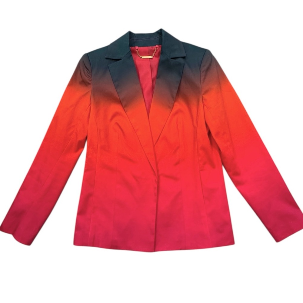 Trina Turk NWT Ombre Suit Set - Ryka Jacket & Danno Pant - Size 4 - Picture 5 of 12